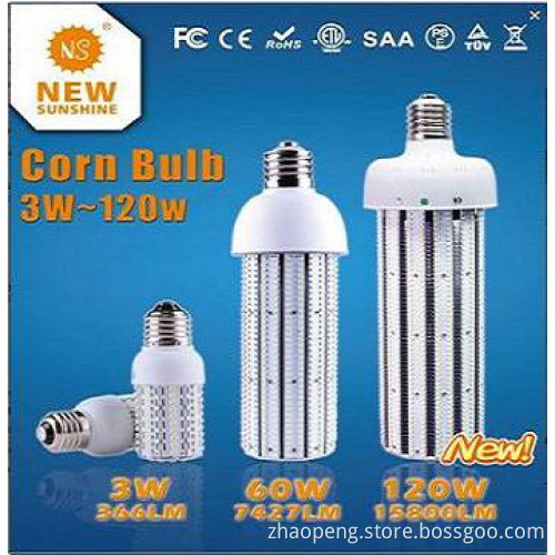 TUV ETL SAA Warm white led corn light E27 E40 20w led corn light bulb